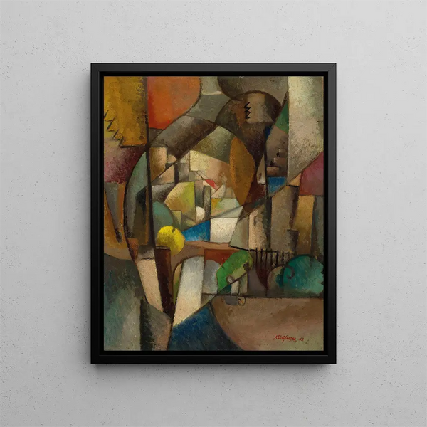 Rybak - Albert Gleizes — oprawiony obraz na ścianie