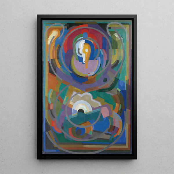 Symfonia w fioletach - Albert Gleizes — oprawiony obraz na ścianie