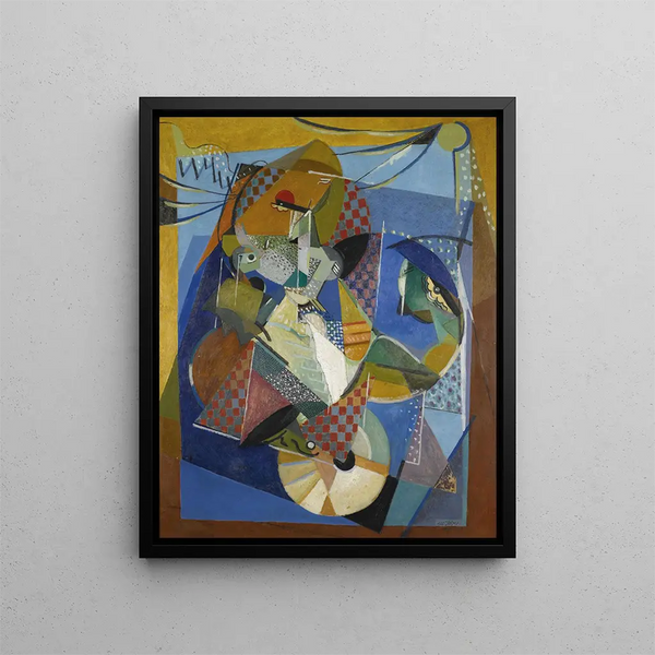 Vaudeville - Albert Gleizes — oprawiony obraz na ścianie