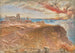Wieczór w opactwie Sainte-Hilda, Whitby, Yorkshire - Albert Goodwin — widok dzieła