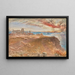 Wieczór w opactwie Sainte-Hilda, Whitby, Yorkshire - Albert Goodwin — oprawiony obraz na ścianie