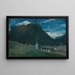 Au clair de lune, Pontresina, Engadine, Szwajcaria - Albert Goodwin — oprawiony obraz na ścianie