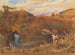 Le prince Camaralzaman observant le voleur du talisman - Albert Goodwin — widok dzieła