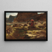 Le Sultan et son camp près du lac enchanté - Albert Goodwin — oprawiony obraz na ścianie