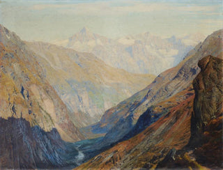 Albert Gos - View of the valley of Zermatt.webp