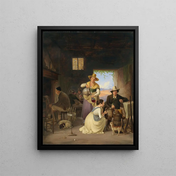 Albert Kchler - Hunters in a Tavern.webp