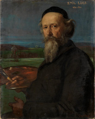 Albert Lang - Portrait of the painter Emil Lugo.webp