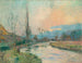 Hondouville sur Iton - Albert Lebourg — widok dzieła