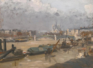 Le chevet de Notre-Dame - Albert Lebourg — widok dzieła