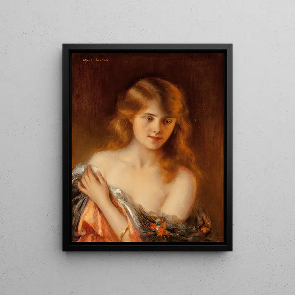 Rêverie - Albert Lynch — oprawiony obraz na ścianie