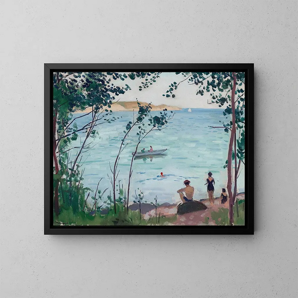 Baigneurs à Carqueiranne - Albert Marquet — oprawiony obraz na ścianie