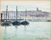 Boulogne-sur-Mer, statki w porcie - Albert Marquet — widok dzieła