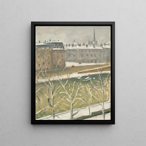 La Sainte-Chapelle sous la neige - Albert Marquet — oprawiony obraz na ścianie