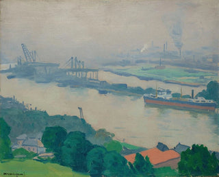 La Seine à Croisset près de Rouen - Albert Marquet — widok dzieła
