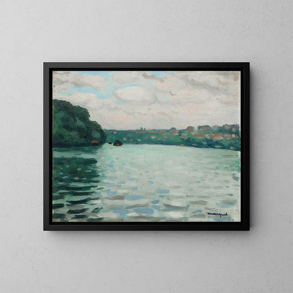 La Seine à La Frette - Albert Marquet — oprawiony obraz na ścianie