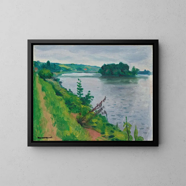 La Seine à Rolleboise - Albert Marquet — oprawiony obraz na ścianie