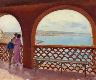 La terrasse de la Madrague - Albert Marquet — widok dzieła
