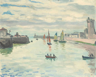 Le Port de la Chaume, Les Sables-d'Olonne - Albert Marquet — widok dzieła
