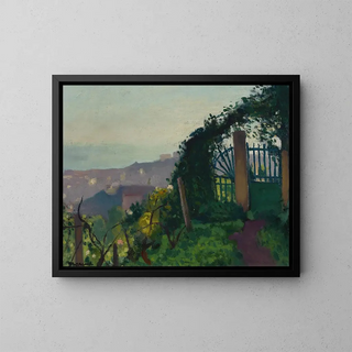 Le Portail dans la verdure - Albert Marquet — oprawiony obraz na ścianie