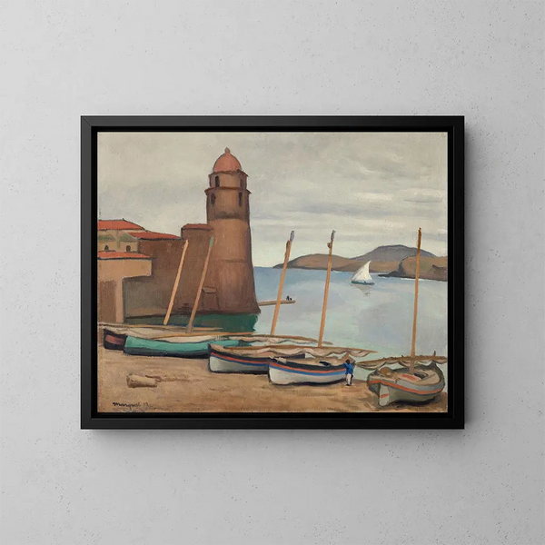 Latarnia morska w Collioure - Albert Marquet — oprawiony obraz na ścianie