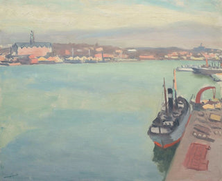 Le port de Stockholm au matin de printemps - Albert Marquet — widok dzieła