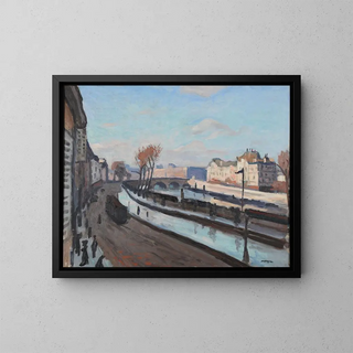 Le quai des Grands-Augustins - Albert Marquet — oprawiony obraz na ścianie