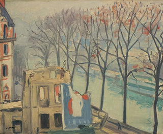 Rozbiórki domów, nabrzeże de Conti, Paryż - Albert Marquet — widok dzieła