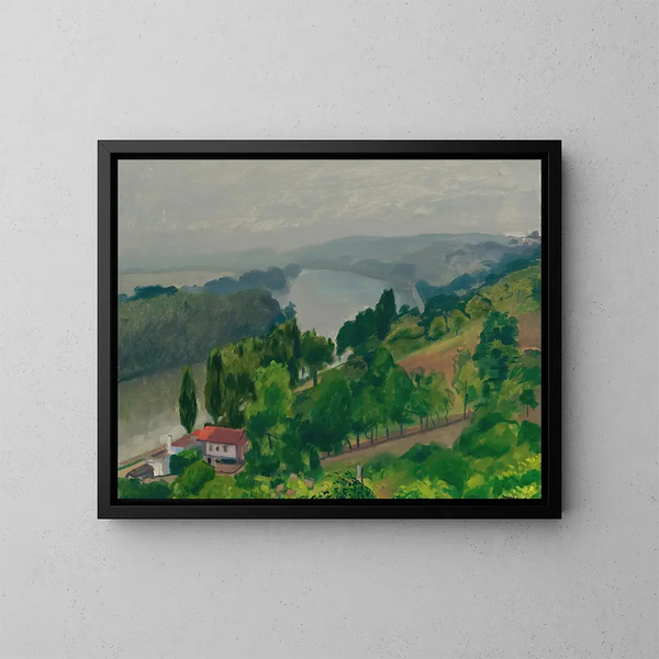 Mricourt Czas szary - Albert Marquet — oprawiony obraz na ścianie