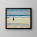 Młoda dziewczyna na plaży - Albert Marquet — oprawiony obraz na ścianie