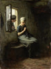 La Cour du pêcheur - Albert Neuhuys — widok dzieła