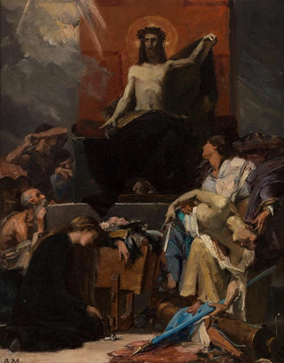 Le Christ Rédempteur: Le Christ appelle les affligés - Albert Pierre - René Maignan — widok dzieła