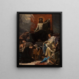 Le Christ Rédempteur: Le Christ appelle les affligés - Albert Pierre - René Maignan — oprawiony obraz na ścianie