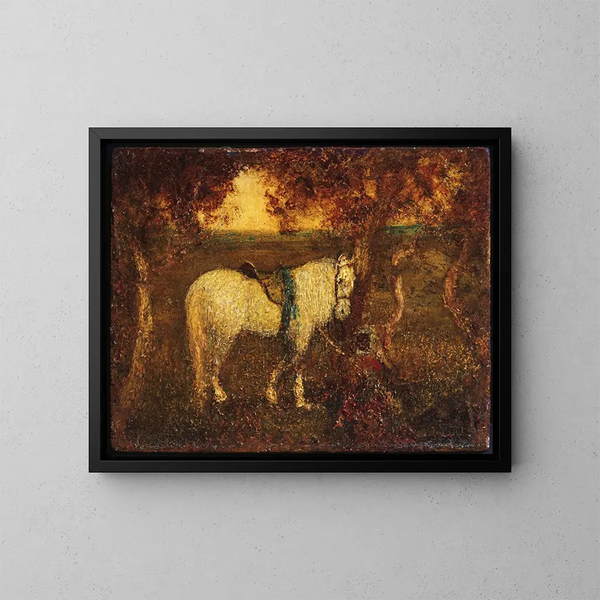 Spoczynek wieczorny - Albert Pinkham Ryder — oprawiony obraz na ścianie