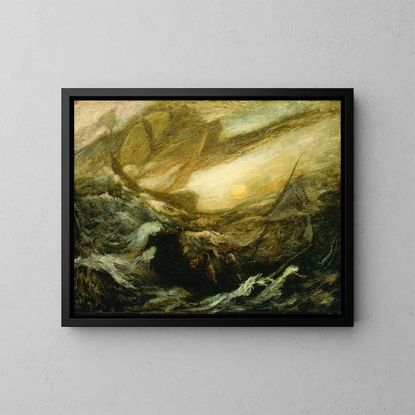 Le Vaisseau fantôme - Albert Pinkham Ryder — oprawiony obraz na ścianie