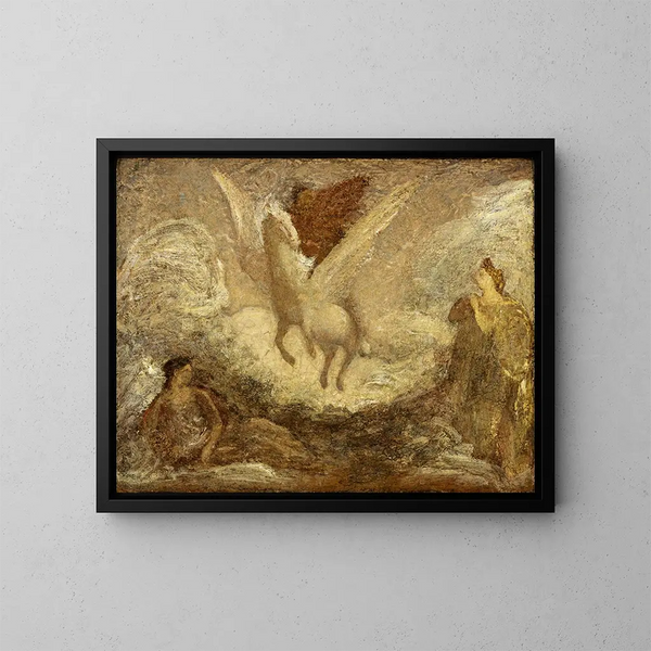Pegaz odjeżdża - Albert Pinkham Ryder — oprawiony obraz na ścianie