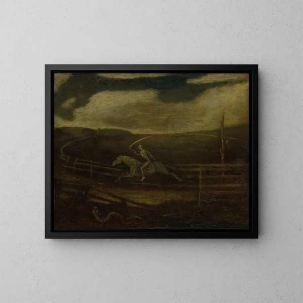 La course de la mort sur un cheval pâle - Albert Pinkham Ryder — oprawiony obraz na ścianie