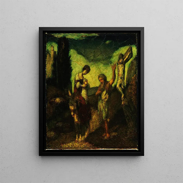 L'histoire de la croix - Albert Pinkham Ryder — oprawiony obraz na ścianie