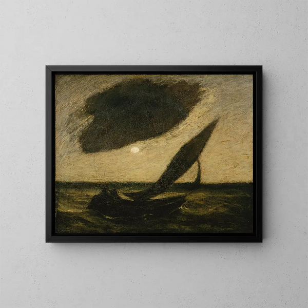 Pod chmurami - Albert Pinkham Ryder — oprawiony obraz na ścianie
