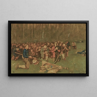 Albin Egger Lienz - Ave Maria Nach Der Schlacht Am Bergisel Prayer After The Battle Of Bergisel.webp