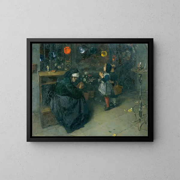 Wielki Piątek - Albin Egger-Lienz — oprawiony obraz na ścianie