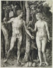 Adam i Ewa Upadek człowieka - Albrecht Dürer — widok dzieła