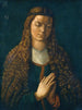 Portret młodej kobiety z rozpuszczonymi włosami - Albrecht Dürer — widok dzieła