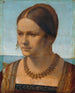Portret młodej Wenecjanki (Konflikt w Kasie) - Albrecht Dürer — widok dzieła