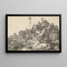 Święty Antoni czytający - Albrecht Dürer — oprawiony obraz na ścianie