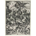 Reprodukcja obrazu Czterech Jeźdźców Apokalipsy - Albrecht Dürer