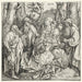 Rodzina Święta z dwoma muzykującymi aniołami - Albrecht Dürer — widok dzieła