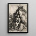 Reprodukcja obrazu La Pénitence de Saint Jean Chrysostome - Albrecht Dürer