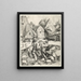 "Le fils prodigue" - Albrecht Dürer — oprawiony obraz na ścianie