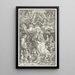 La Vierge entourée de nombreux anges - Albrecht Dürer — oprawiony obraz na ścianie