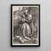 Reprodukcja obrazu La Vierge et l'Enfant assis près du mur - Albrecht Dürer